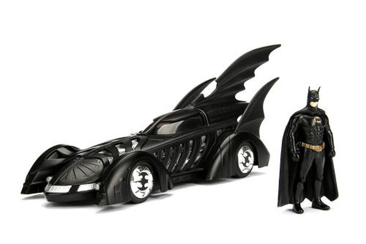 JADA TOYS 95 Batman Forever Batcar 1:24 Die Cast Car