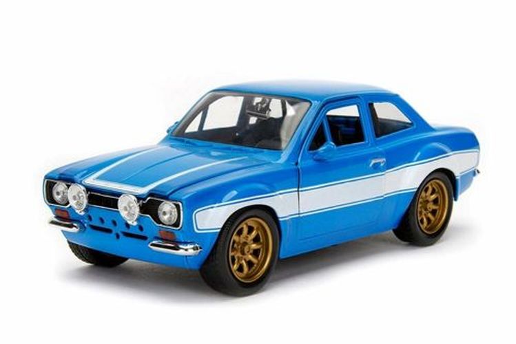 JADA TOYS Brians Ford Escort 1:24 Scale Die Cast Car - 