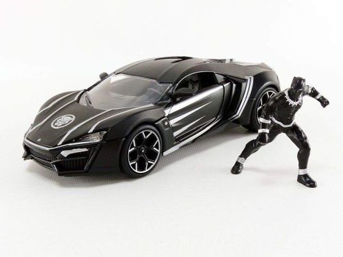 JADA TOYS Black Panther And Lykan Hypersport Die Cast Car - DIE CAST