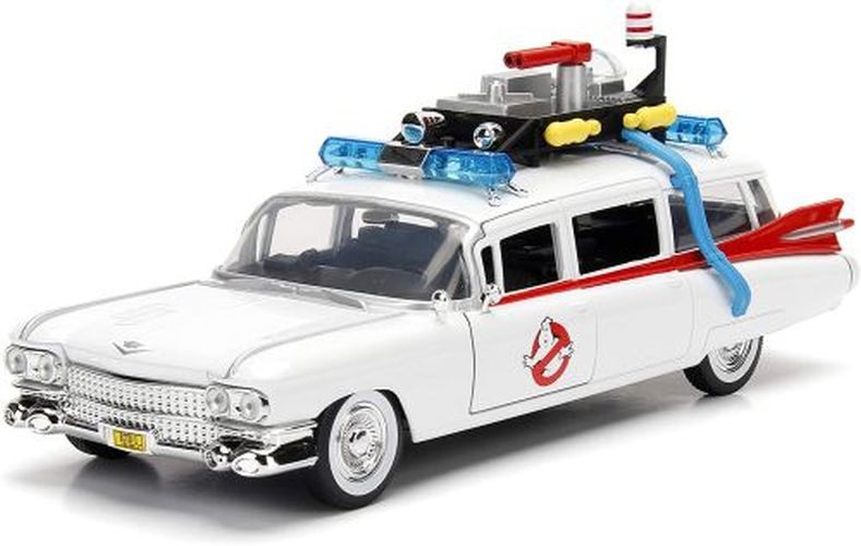 JADA TOYS Ecto-1 Ghostbusters 1/24 Scale Die Cast Car - DIE CAST
