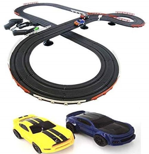 JJTOYS Mustang Challenge Slot Car Road Race Set Ho Scale