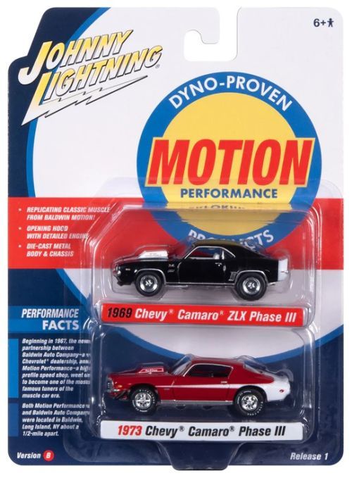 JOHNNY LIGHTNING Baldwin Motion Ver B Themed 2 Pack Car Set - 