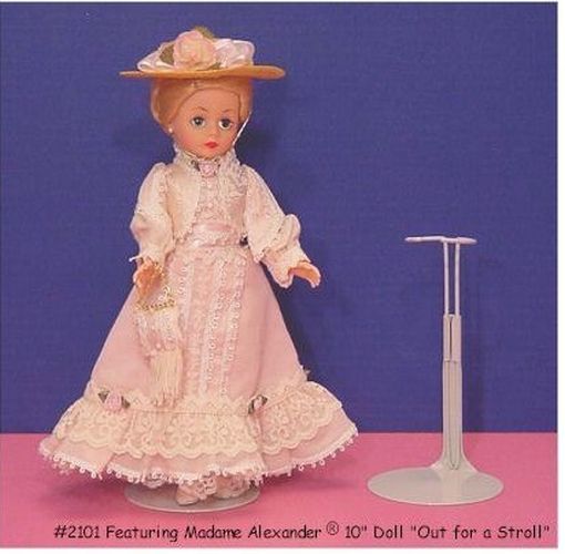 KAISER Metal Doll Stand For Dolls 8 To 14 Inches Tall