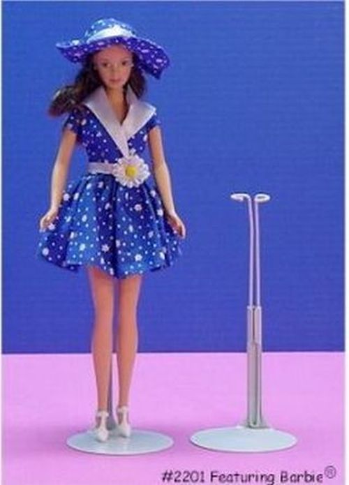 KAISER Metal Doll Stand For Barbie And Dolls 11.5 To 12.5 Inches Tall - 