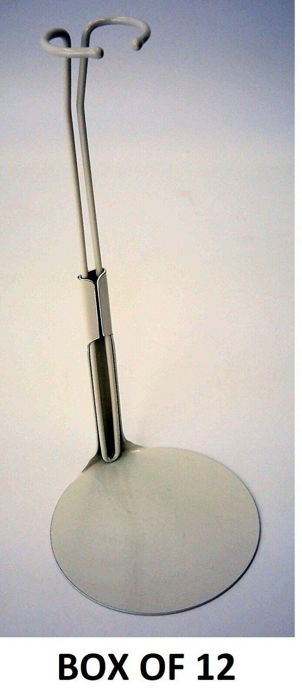 KAISER Box Of 12 Barbie Compatible 11 Inch Adjustable Metal Doll Stand - DOLLS