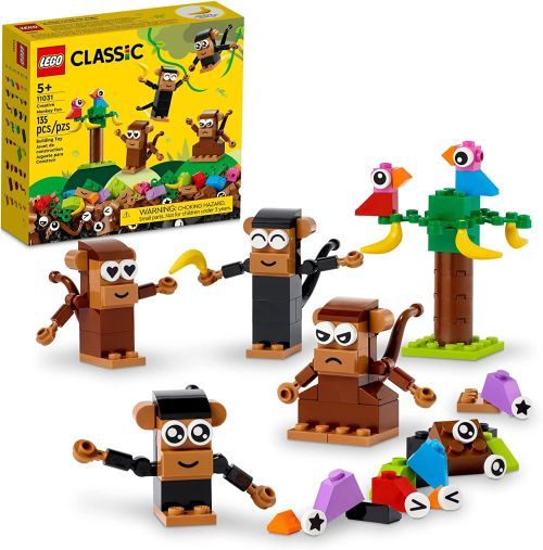 LEGO Creative Monkey Fun Classic Building Toy - CONSTRUCTION