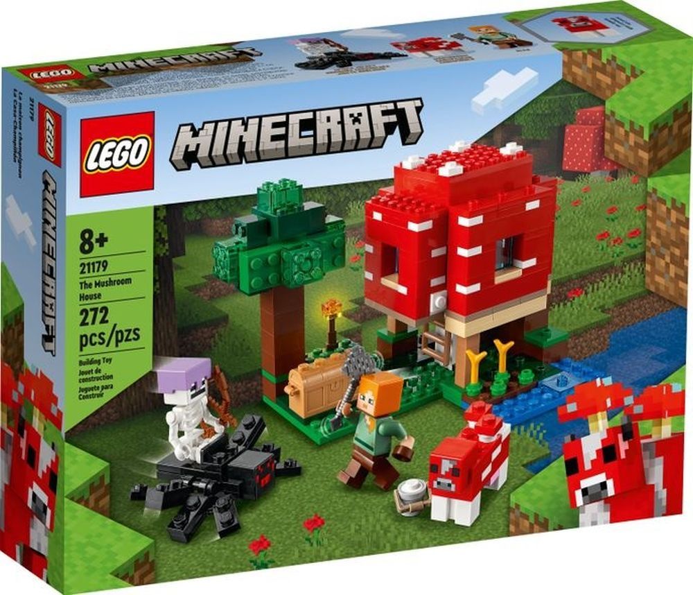 LEGO The Mushroom House Minecraft Construction Set - .