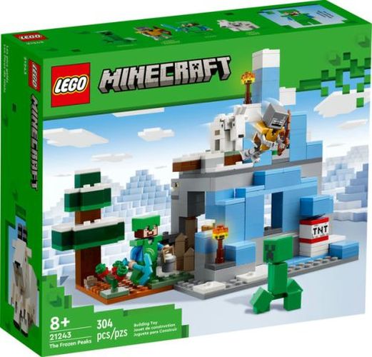LEGO The Frozen Peaks Minecraft Building Set - .