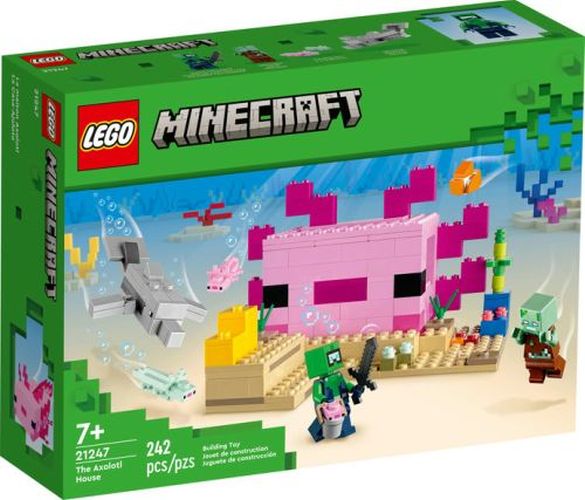 LEGO The Axoloti House Minecraft Building Set - CONSTRUCTION