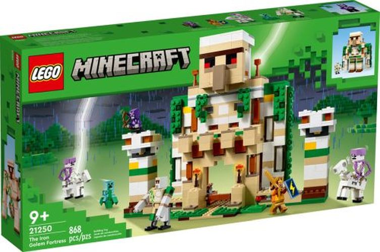 LEGO The Iron Golem Fortress Minecraft Building Set - CONSTRUCTION