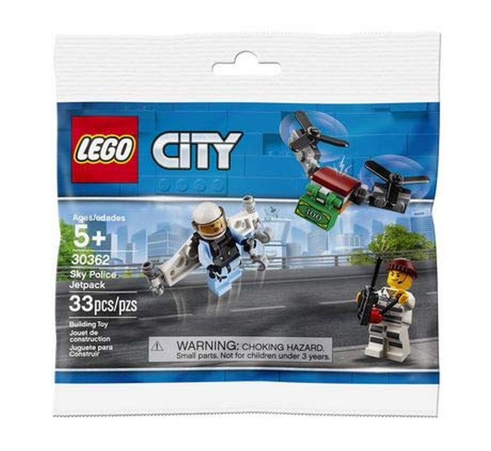 LEGO Sky Police Jet Pack City Bag - CONSTRUCTION