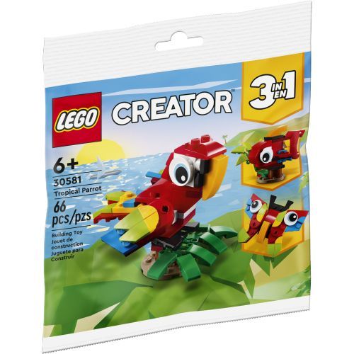 LEGO Tropical Parrot - CONSTRUCTION