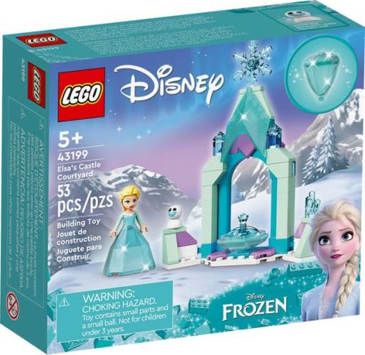 LEGO Elsas Castle Courtyard Disney Construction Set - .
