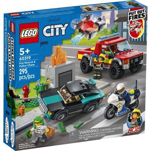 LEGO Fire Rescue And Police Chase - .