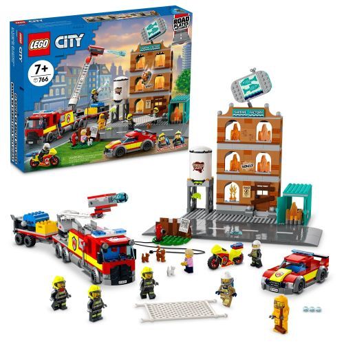 LEGO Fire Brigade City Building Set - .