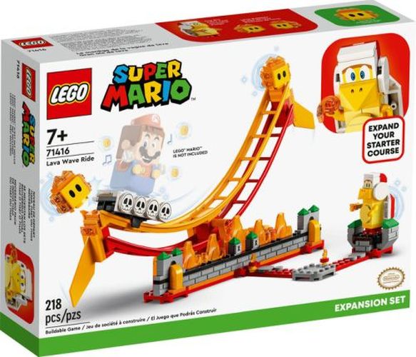 LEGO Lava Wave Ride Super Mario - CONSTRUCTION