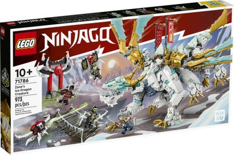 LEGO Zanes Ice Dragon Creature Ninjago Building Set - CONSTRUCTION