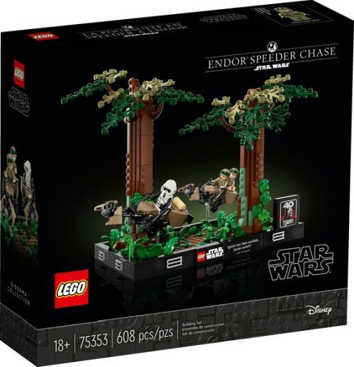 LEGO Endor Speeder Chase Start Wars Construction Set - .