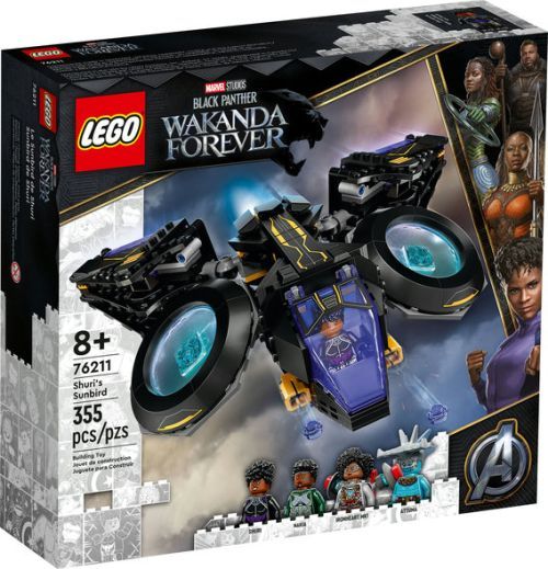 LEGO Shuris Sunbird Wakanda Forever Black Panther Set - CONSTRUCTION