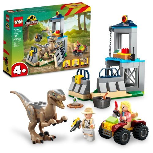 LEGO Velociraptor Excape Jurassic Park 30th Anniversary Set - .