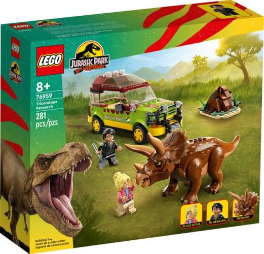 LEGO Triceratops Research Jurassic Park 30th Anniversary Building Set - .