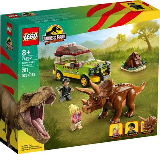 LEGO Triceratops Research Jurassic Park 30th Anniversary Building Set - 