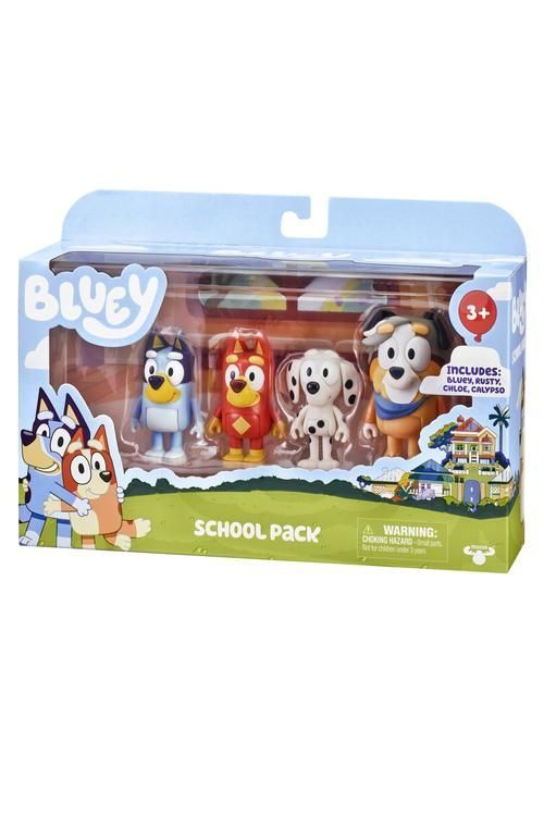 LICENSE 2 PLAY Bluey School 4 Pack - ACTION FIGURE