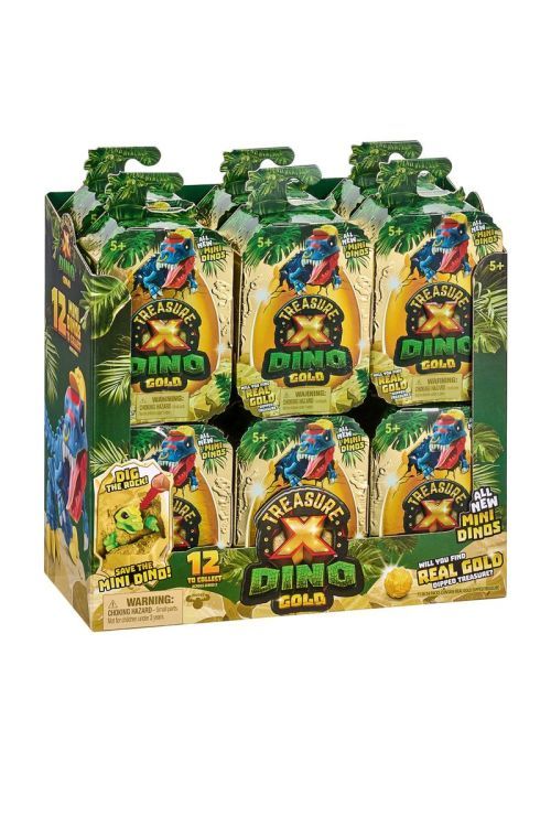 LICENSE 2 PLAY Treasure X Dino Gold With One Random Dinosaur - 