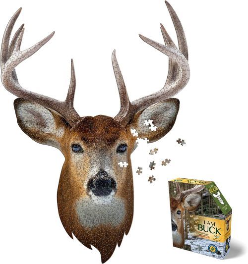 MADD CAPP I Am Buck Head Shaped 550 Piece Puzzle - 