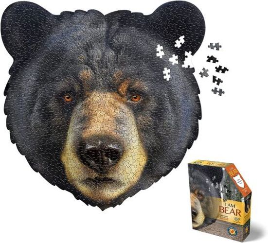 MADD CAPP I Am Bear Head Shaped 550 Piece Puzzle - 