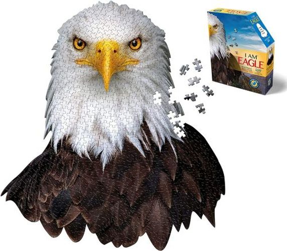 MADD CAPP I Am Eagle 550 Piece Head Shaped Puzzle - PUZZLES