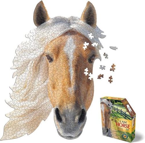 MADD CAPP I Am Horse Head Shaped 550 Piece Puzzle - 