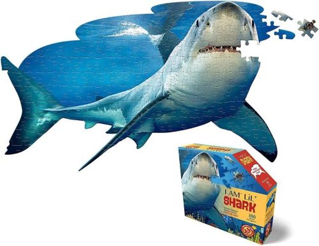 MADD CAPP I Am Lil Shark Animal Shaped 100 Piece Puzzle