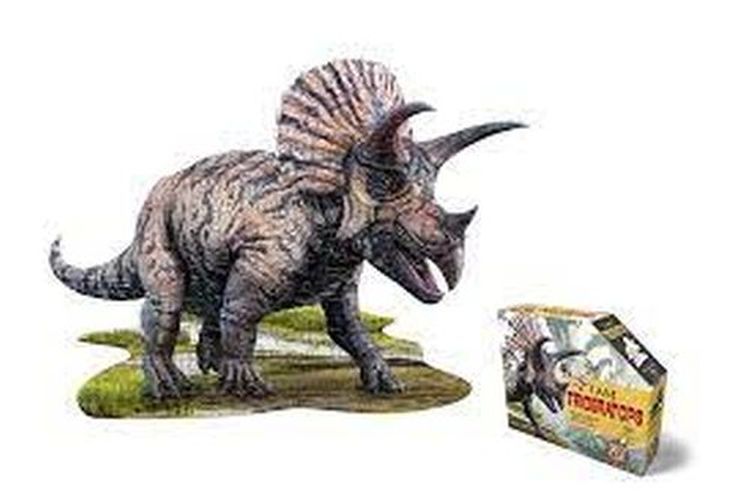 MADD CAPP I Am Triceratops Dinosaur Shaped 100 Piece Puzzle