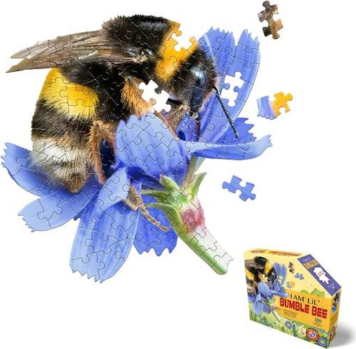 MADD CAPP I Am Lil Bumble Bee Insect Shaped 100 Piece Puzzle