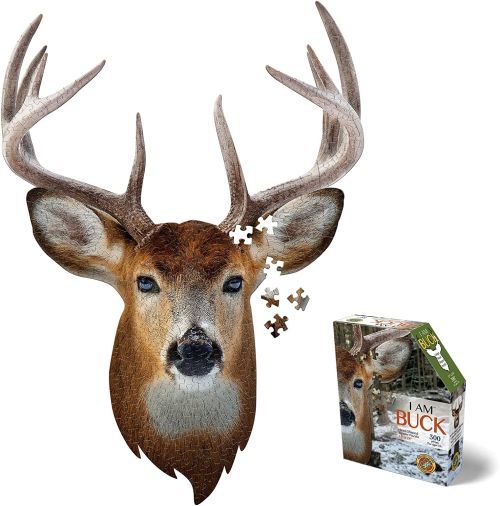 MADD CAPP I Am Buck Head Shaped 300 Piece Puzzle - 