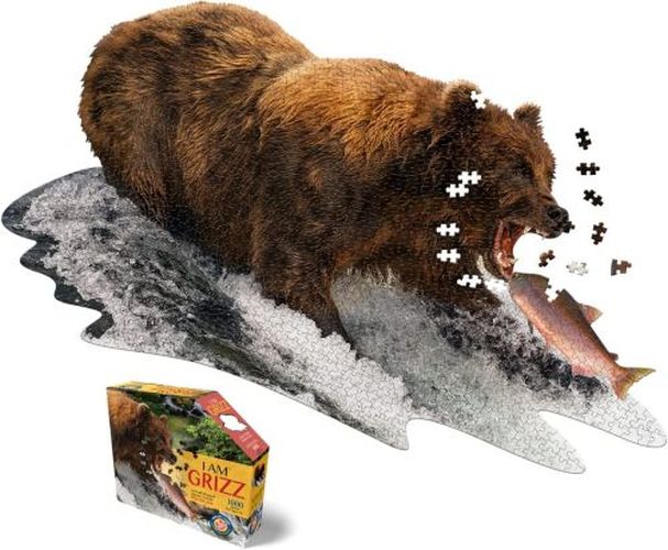 MADD CAPP I Am Grizz Animal Shaped 1000 Piece Puzzle - .