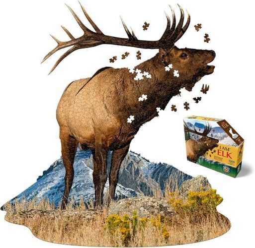 MADD CAPP I Am Elk Animal Shaped 1000 Piece Puzzle