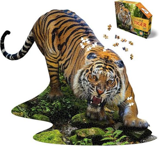 MADD CAPP I Am Tiger Animal Shaped 1000 Piece Puzzle