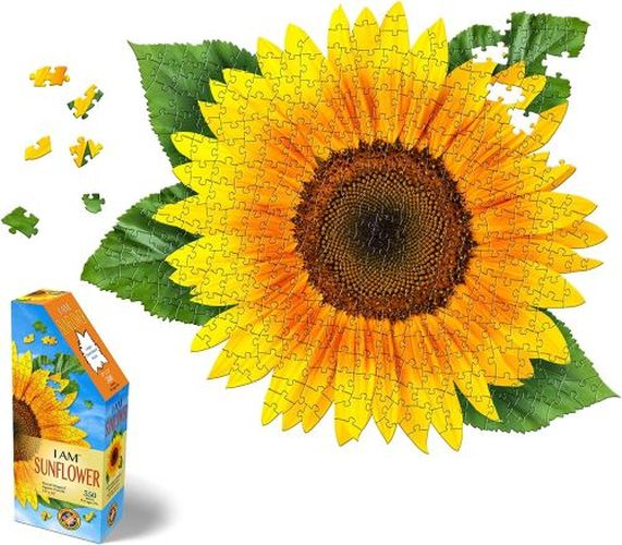 MADD CAPP I Am Sunflower 350 Piece Floral Shaped Puzzle - .