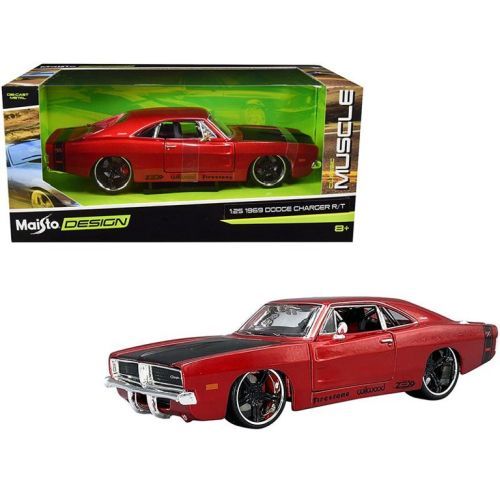 MAISTO 1969 Dodge Charger R/t 1:24 Scale Car - 