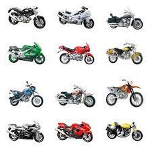 MAISTO 1:18 Scale Motorcycle One Random Style Bike - .