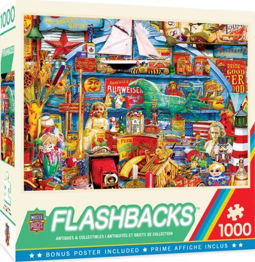 MASTER PIECE PUZZLE Antiques And Collectibles 1000 Piece Puzzle - PUZZLES