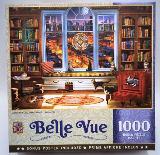 MASTER PIECE PUZZLE Dowtown City View Belle Vue 1000 Piece Puzzle - PUZZLES