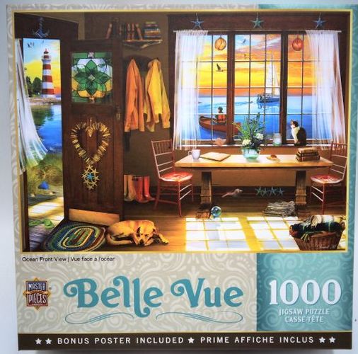 MASTER PIECE PUZZLE Ocean Front View Belle Vue 1000 Piece Puzzle - PUZZLES