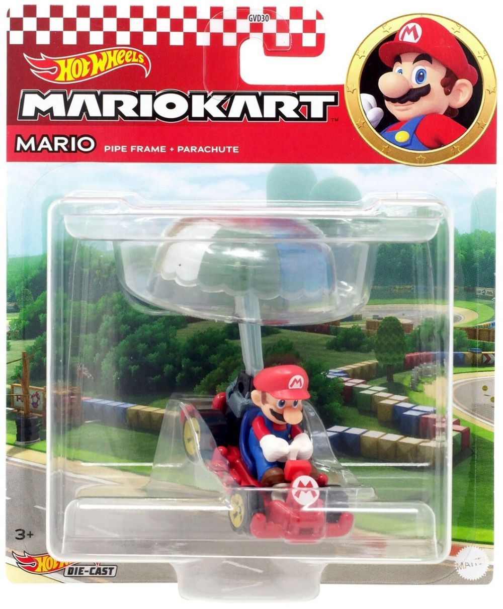 MATTEL Mario Parachute Mario Kart - DIE CAST