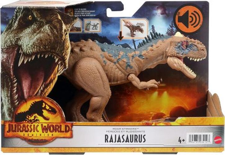 MATTEL Rajasaurus Roar Strikers Jurassic World Dominion Dinosaur