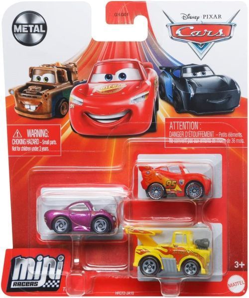 MATTEL Cars Mini Racers With Hot Rod Mater