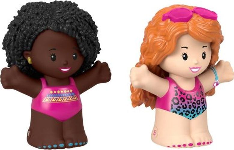 MATTEL Girls In Swim Suits Barbie Play Figures - .