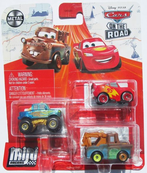 MATTEL Cars On The Road Mini Racers With Mater - .